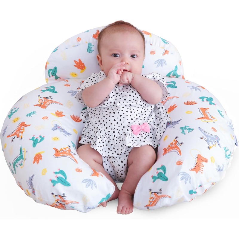 Nursing Pillow Breastfeeding - Voedingskussen met hoes met dierenprint -