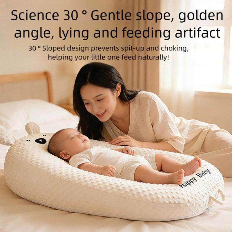 Nursing Pillow Breastfeeding - Baby Gestippelde Helling Kussen Cartoon Patroon
