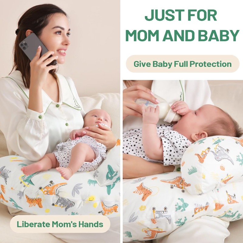 Voedingskussen met hoes met di - Nursing Pillow Breastfeeding recensie en prijs